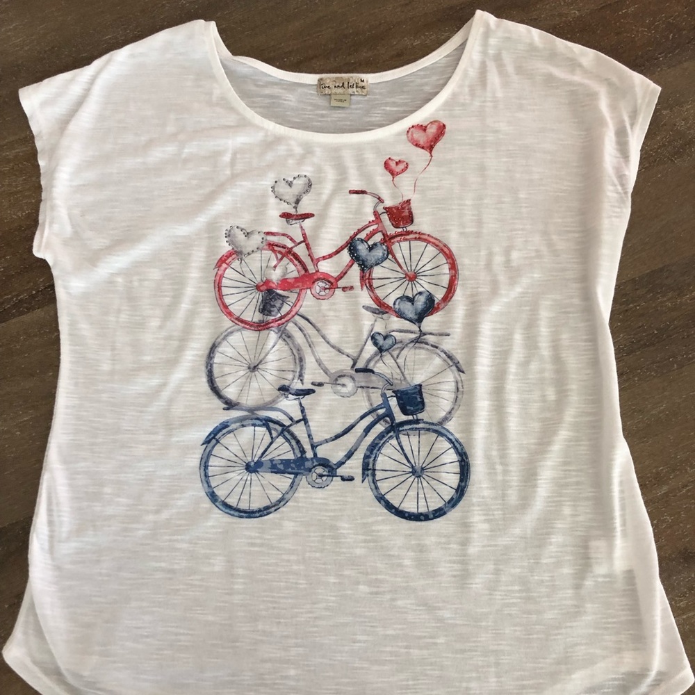 Live and Let Live Women’s Embellished Top